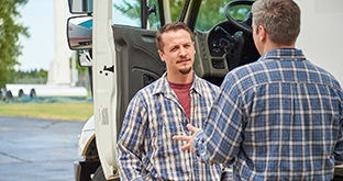 Truck driver performance discussion